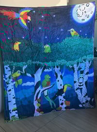 Image 2 of Visitors to the Northwest Throw Blanket