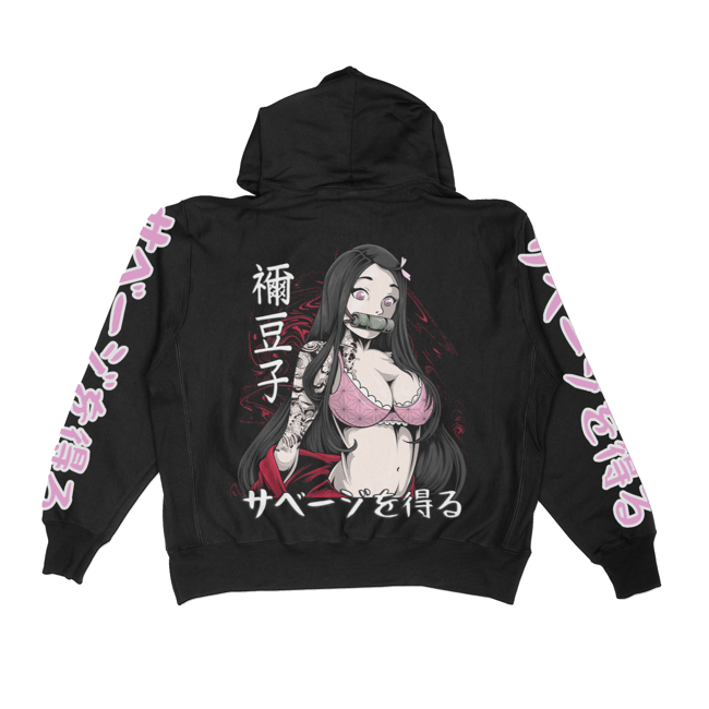 GTSVG X CHAMPION 18+ IREZUMI NEZUKO Hooded Pullover