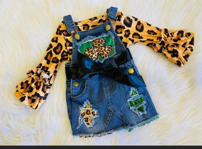 3 piece clover outfit