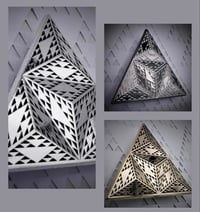 Image 1 of Triangulation Pin Set- silver, gold, black