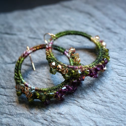 Image of STARRY HOOPS - Evergreen