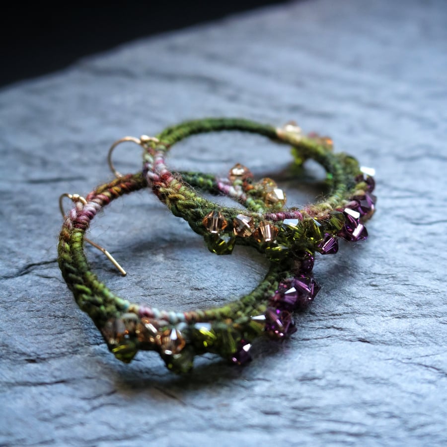 Image of STARRY HOOPS - Evergreen