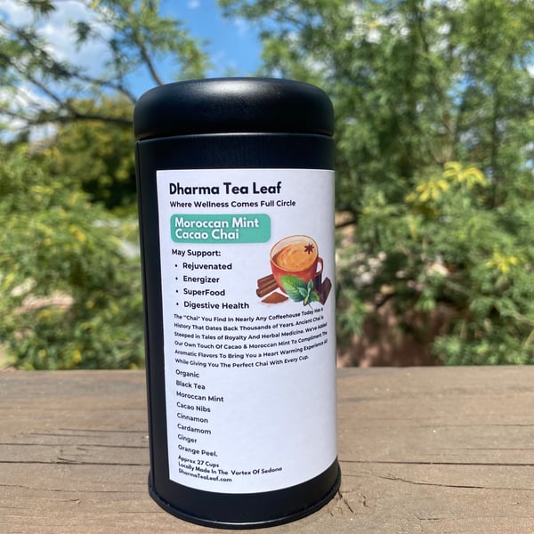 Image of Cacao Moroccan Mint Chai Tea 