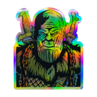 NEW! Thanorcs holographic sticker