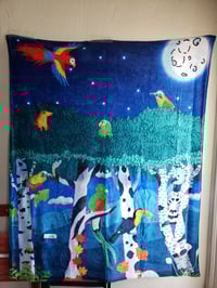 Image 3 of Visitors to the Northwest Throw Blanket