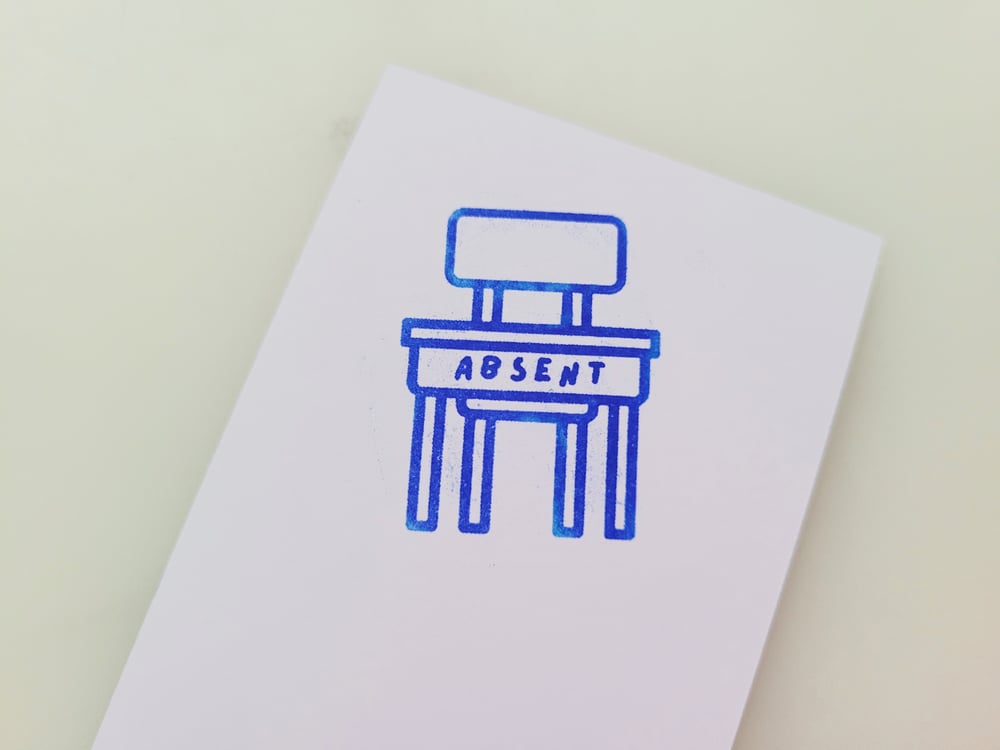 Absent Stamp