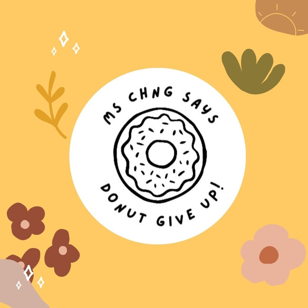 Donut Give Up Stamp