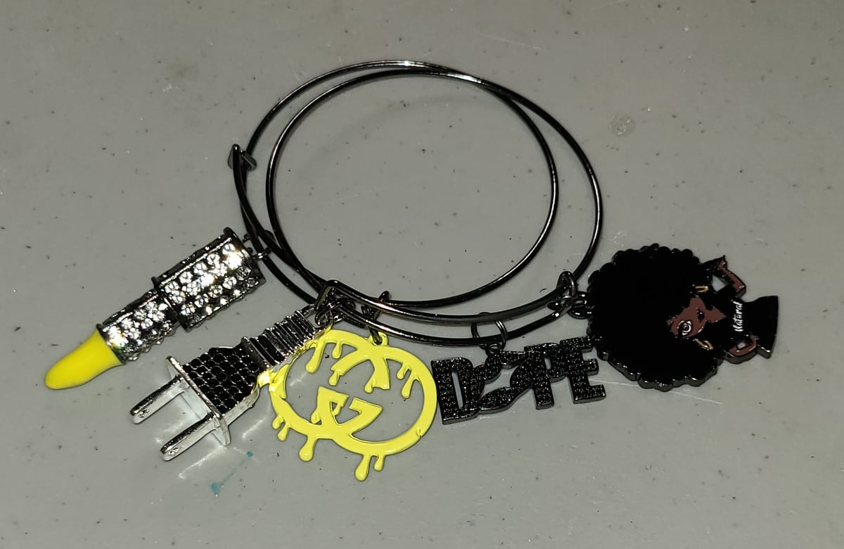 Image of Black and Yellow Gucci