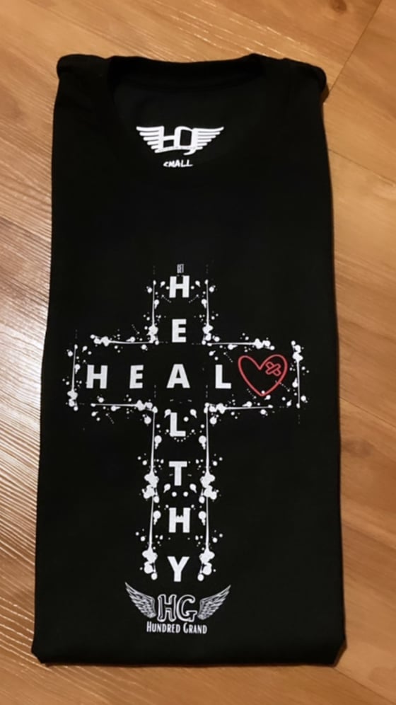 Image of Black “Get HEALthy” Tee 