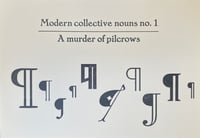 Modern collective nouns no. 1 – A6