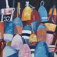 12x12 Print, Buoys