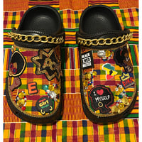 Image 3 of Kente Crocs 