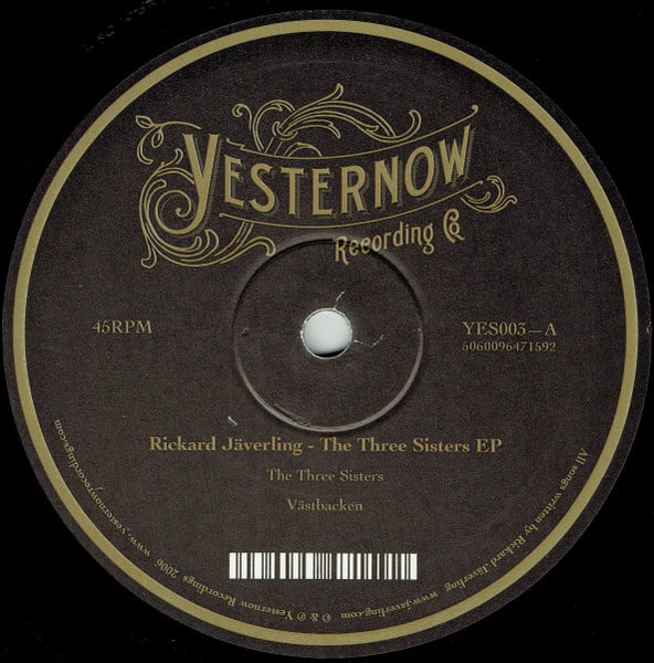 Rickard Jäverling – The Three Sisters EP, 10" VINYL, NEW