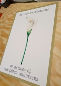 Image 1 of Remembrance Easter Lily A3 Print (Unframed)