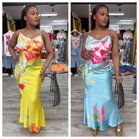 SATIN SUMMER DOLL DRESS