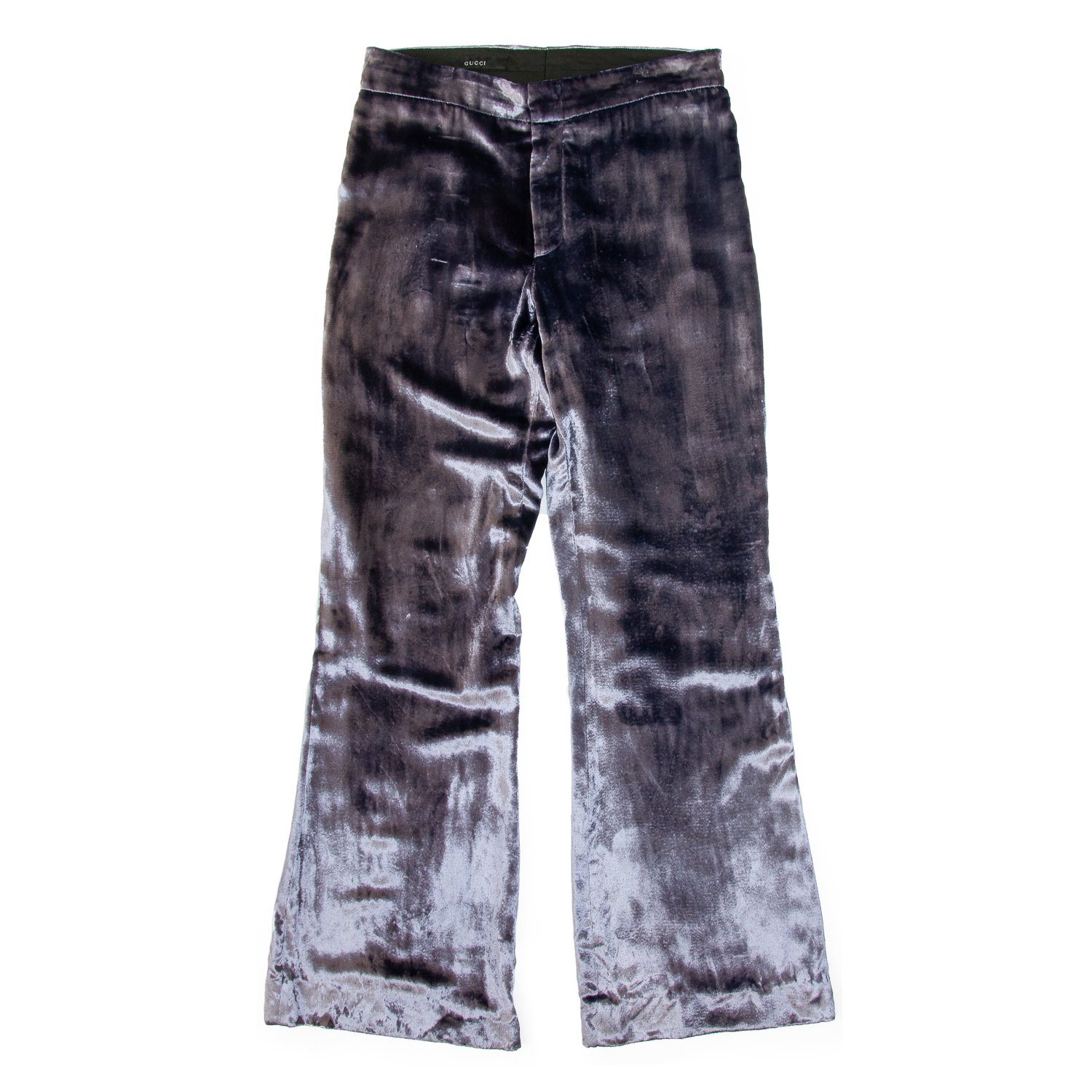 Image of Gucci by Tom Ford 1999 Runway Velvet Trousers