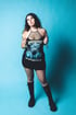 Iron Maiden  - High Neck Fishnet Dress - Made To Order Image 4