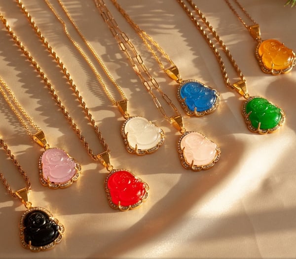 Image of Buddha necklace