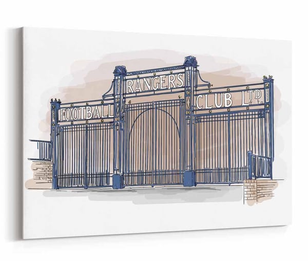 Image of Ibrox Blue Gates