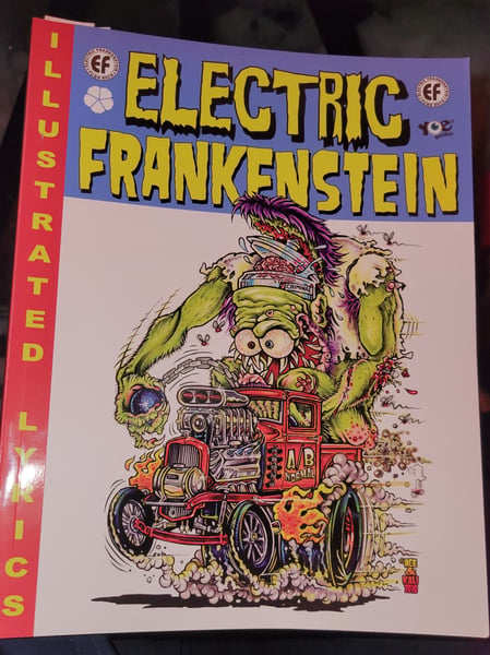 Image of Electric Frankenstein Illustrated lyrics book