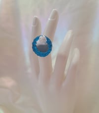Image 2 of Ocean Blue Deco Glitter Gel rings