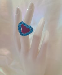 Image 4 of Ocean Blue Deco Glitter Gel rings