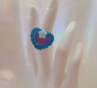 Image 5 of Ocean Blue Deco Glitter Gel rings