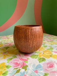 Image 1 of carved shino vase
