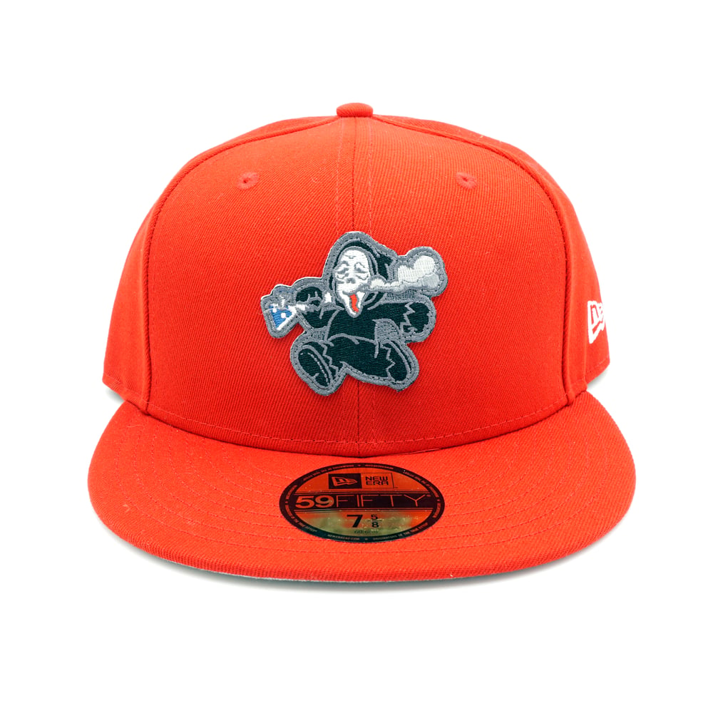 Stoned Face Custom Fitted - Red