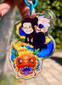 Image 1 of Satosugu rainbow dragon charm