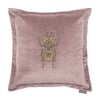 Bellatrix Embroidered Cushion - Heather 