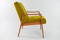 Image 2 of Fauteuils danois jaune or