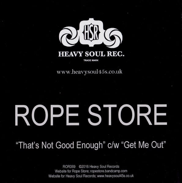 Rope Store – That's Not Good Enough, 7" VINYL, NEW