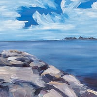 Print - Independence Rocks, Clouds