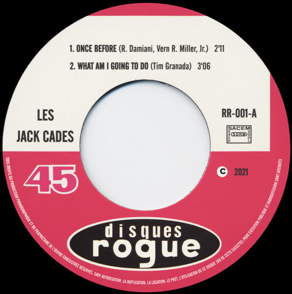 The Jack Cades ‎– The Jack Cades, 7", NEW