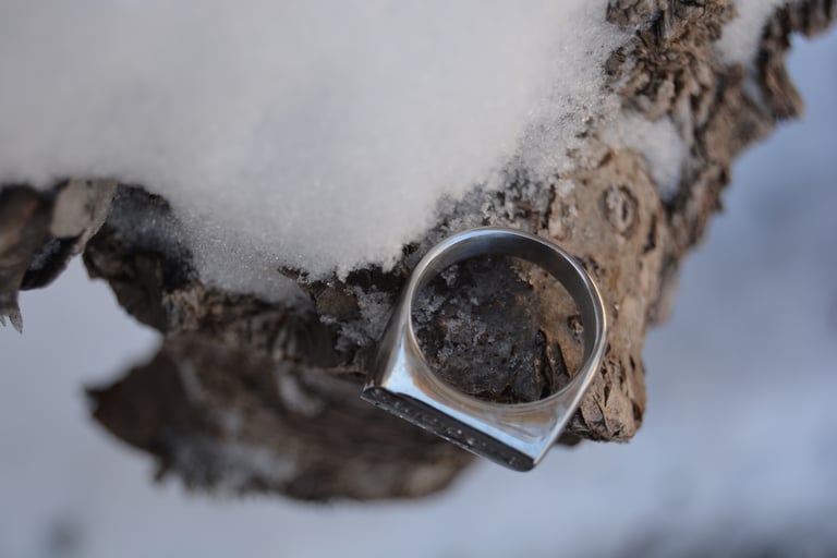 SUPPORT TREES "LEAF" RING Image 5