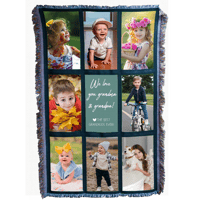 Image 3 of Custom 9 Panel Photo Blanket