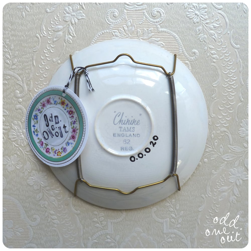 Image of Over It! - Hand Painted Vintage Plate