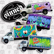 Image of SINNED BoxTruck Guardians Sticker Pack
