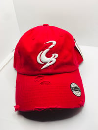 Image 1 of SB Dad Hat Red 