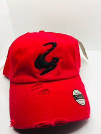 Image 1 of SB Dad Hat Red/Blk