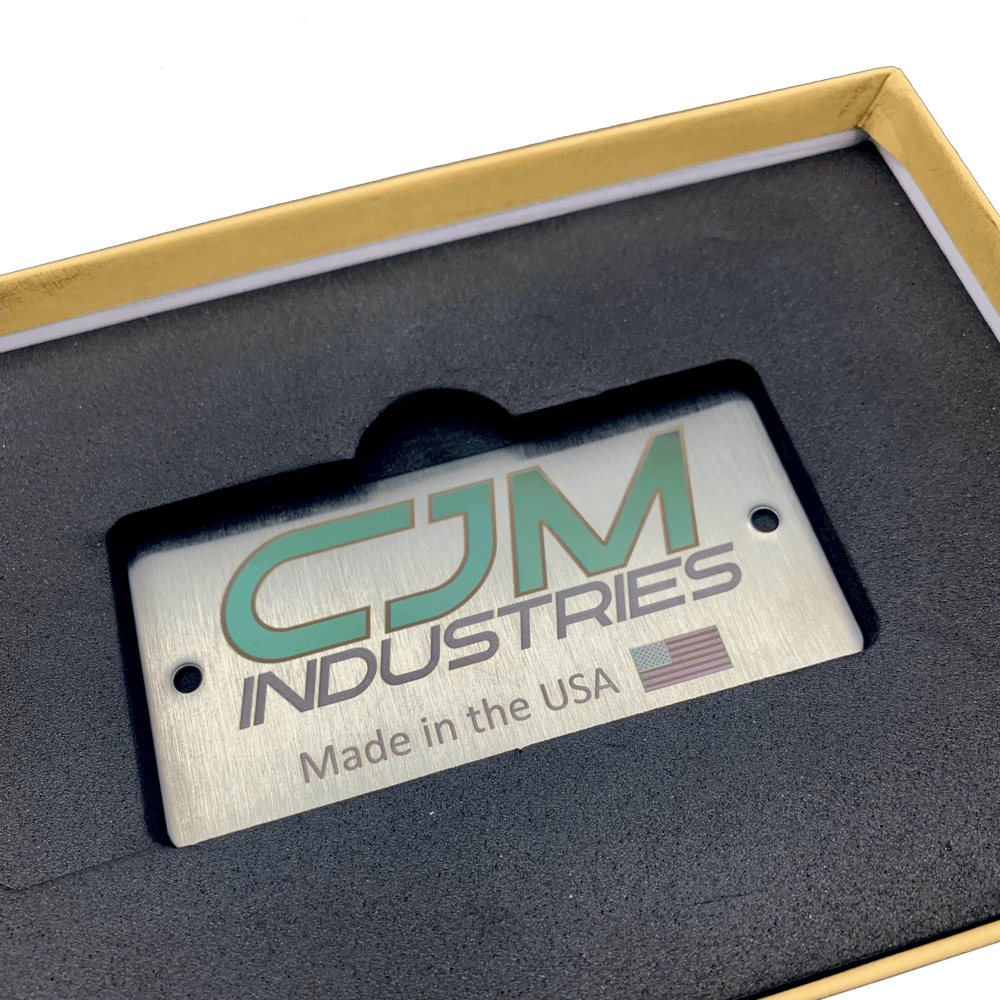 Custom Laser Engraved 316 Stainless Steel Tag