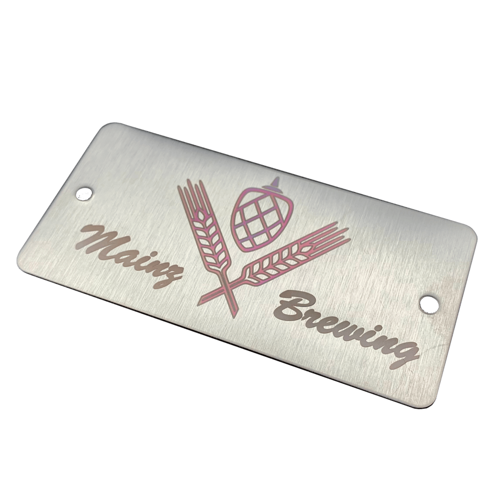 Custom Laser Engraved 316 Stainless Steel Tag