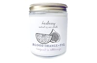BLOOD ORANGE + FIG. Soy Candle.