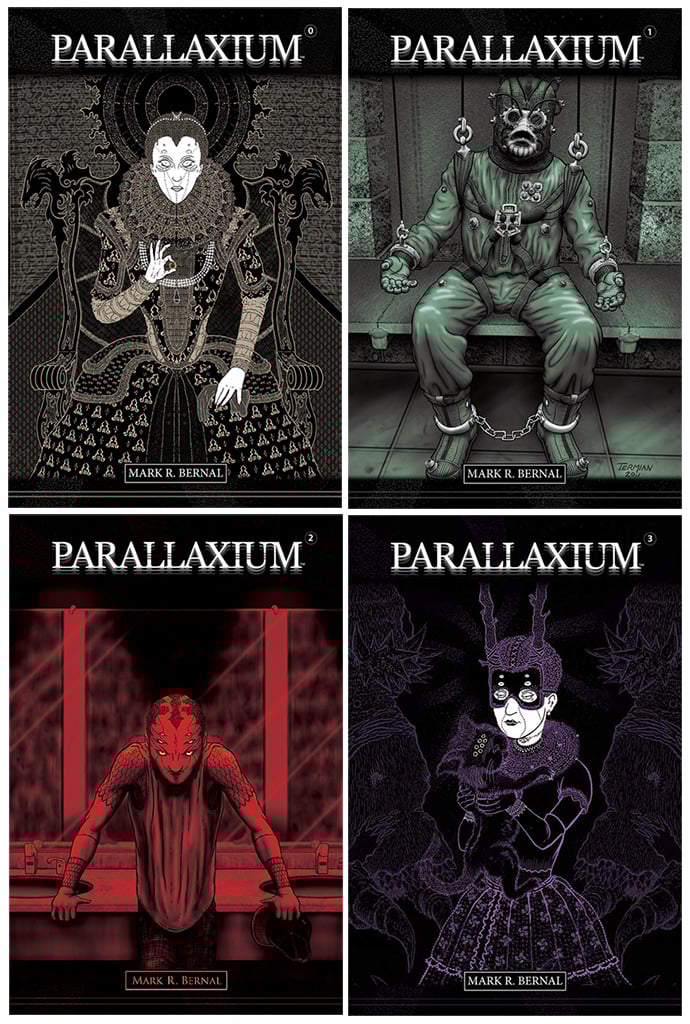 Image of LIMITED SUPPLY! Signed Parallaxium 4 Issue Bundle - FREE SHIPPING