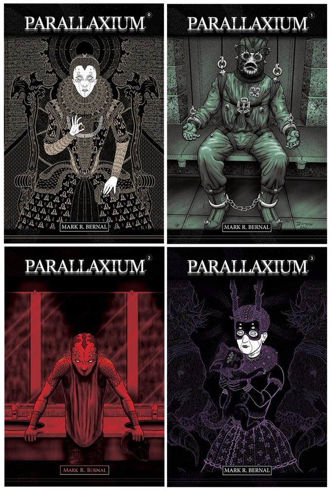 Image of LIMITED SUPPLY! Signed Parallaxium 4  Issue Bundle - FREE SHIPPING