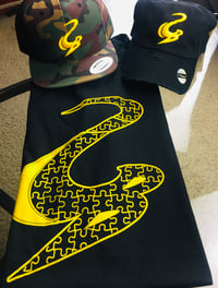 SB Puzzle Logo T-Shirt Blk/Yellow