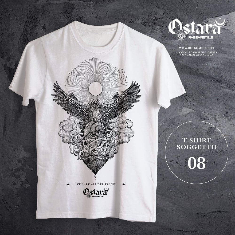 OSTARA - CD Box + T-shirt + Stampa "Le ali del falco" 