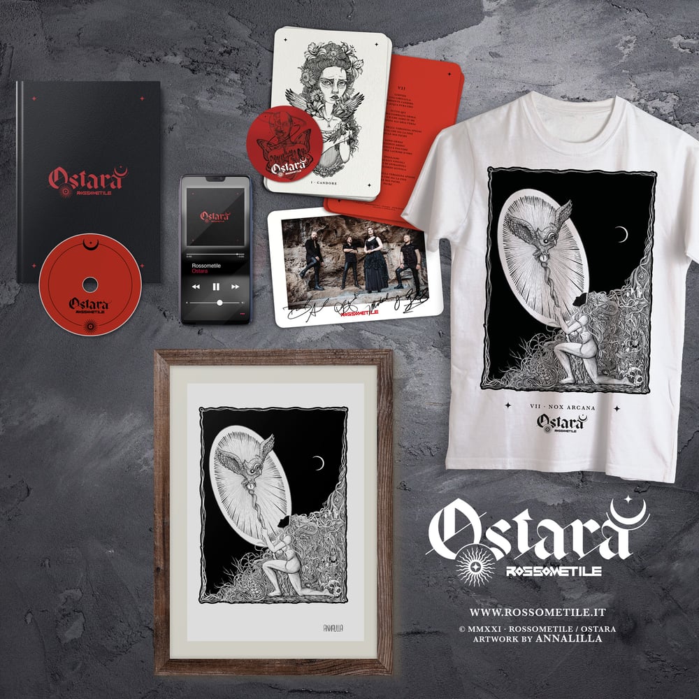 OSTARA - CD Box + T-shirt + Stampa "Nox Arcana"