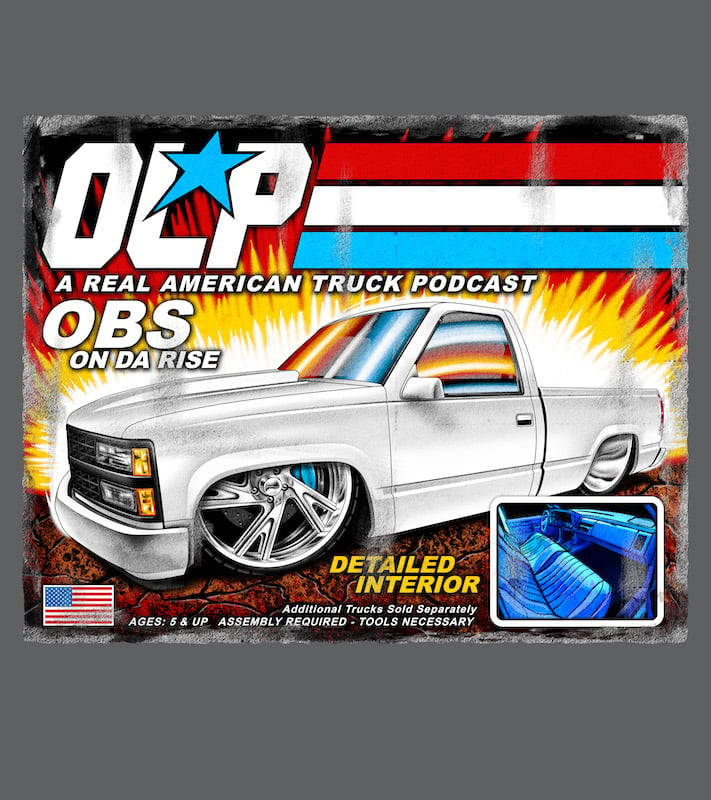 Image of Just the OBS Sticker - O.L.P. OBS American Hero 